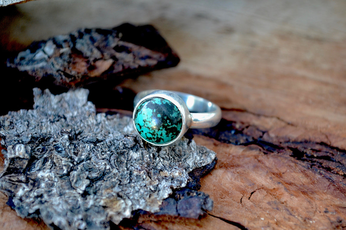 Turquoise Simple Healing Stone Ring
