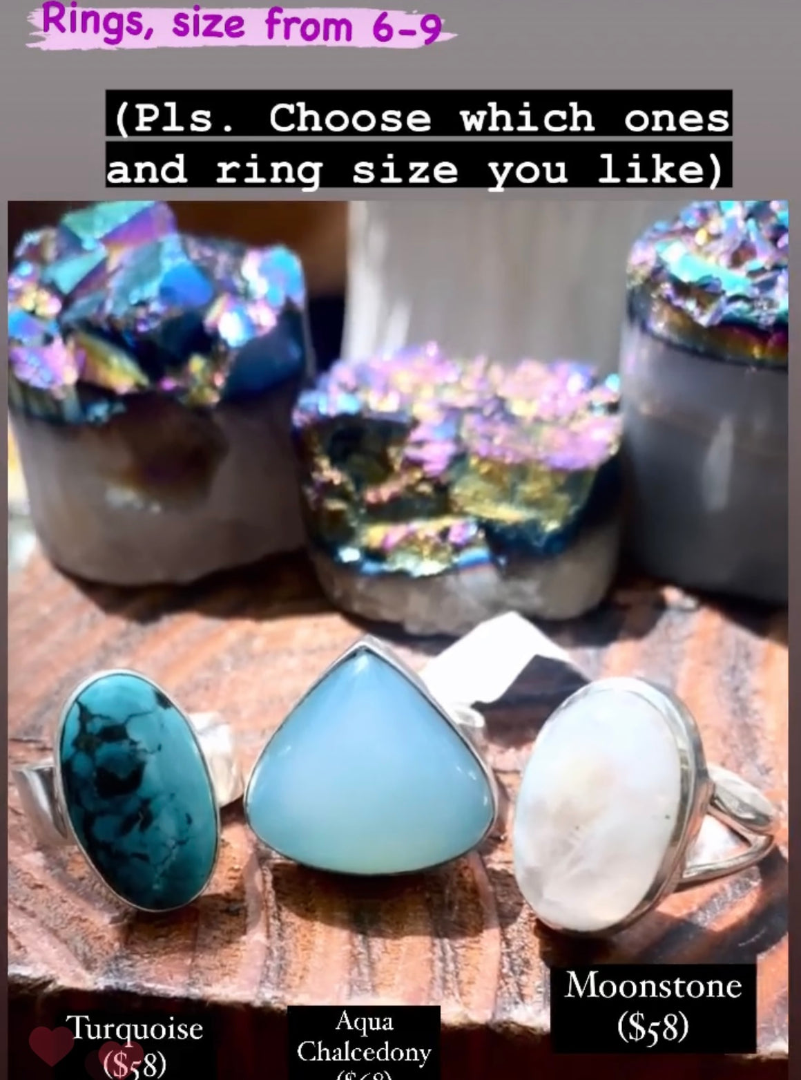 Turquoise Healing Stone Ring
