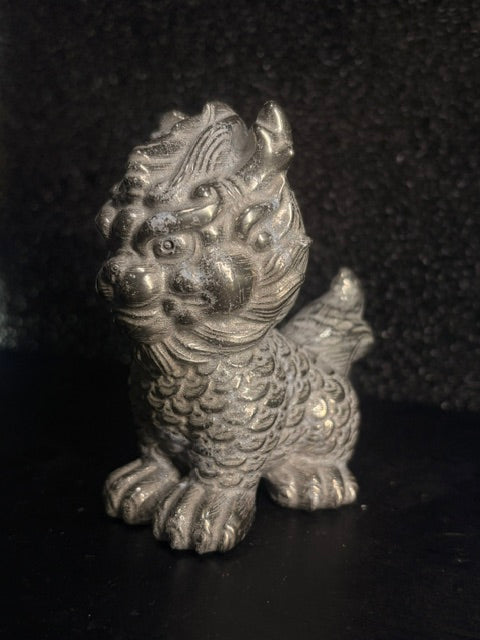Pyrite Foo Dog Carving