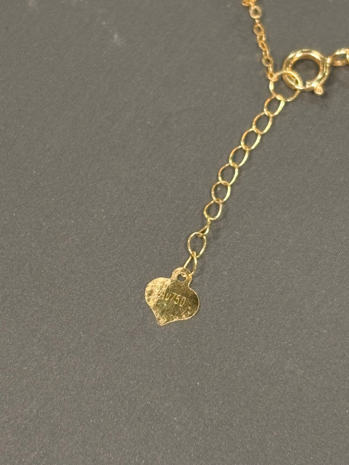 18K Gold Blue Topaz Necklace