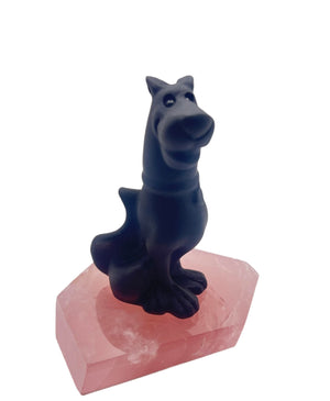 Black Obsidian Scooby Doo Carving