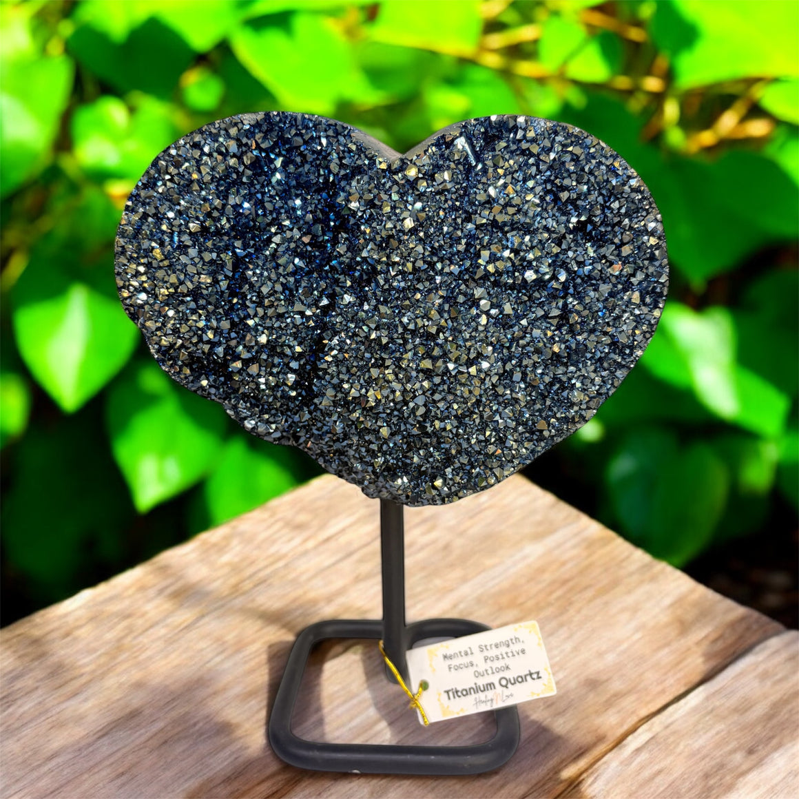 Titanium Quartz Heart 7"