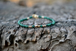 Malachite Healing Gemstone Clasp Bracelet