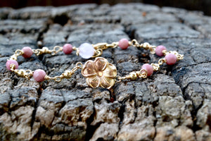 Rose Quartz Rhodonite Love Compassion Healing Braceleting