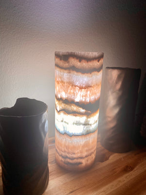 12" Onyx Accent Table Lamp